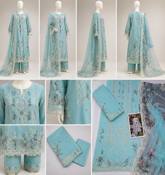 Luxury Lawn 3 Piece Embroidered Suit 2026 | Heavy Embroidery Women Dress